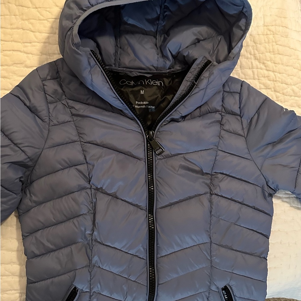Blue Calvin Klein jacket
